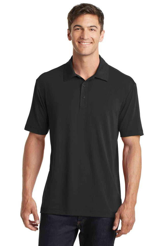 Port Authority Cotton Touch Performance Polo K568 Black