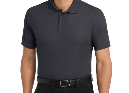 Port Authority Dry Zone Grid Polo K572 Battleship Grey