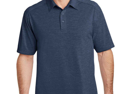 Port Authority Digi Heather Performance Polo K574 Dress Blue Navy