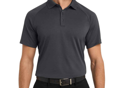 Port Authority Crossover Raglan Polo K575 Battleship Grey