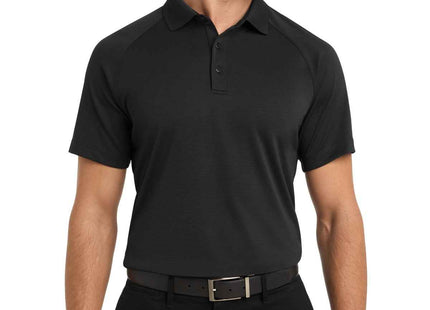 Port Authority Crossover Raglan Polo K575 Black