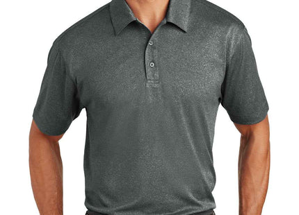 Port Authority Trace Heather Polo K576 Charcoal Heather
