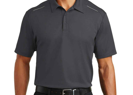 Port Authority Pinpoint Mesh Polo K580 Battleship Grey