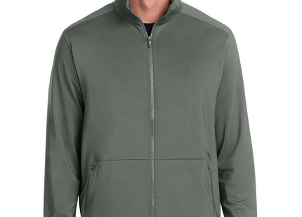 Port Authority Accord Stretch Fleece FullZip K595 Pewter