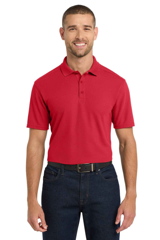 Port Authority EZPerformance Pique Polo K600 Apple Red