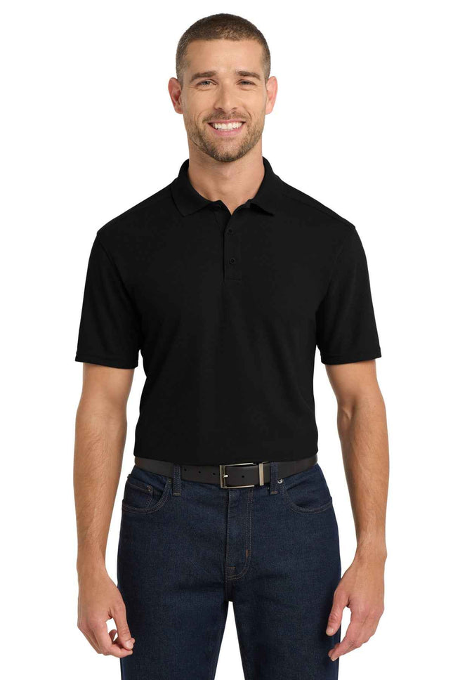 Port Authority EZPerformance Pique Polo K600 Black