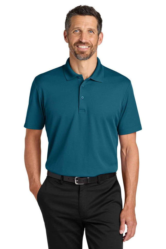 Port Authority Plaited Pique Polo K620 Moroccan Blue