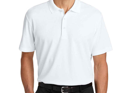 Port Authority Plaited Pique Polo K620 White