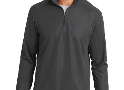 Port Authority Pinpoint Mesh 1/2Zip K806 Battleship Grey