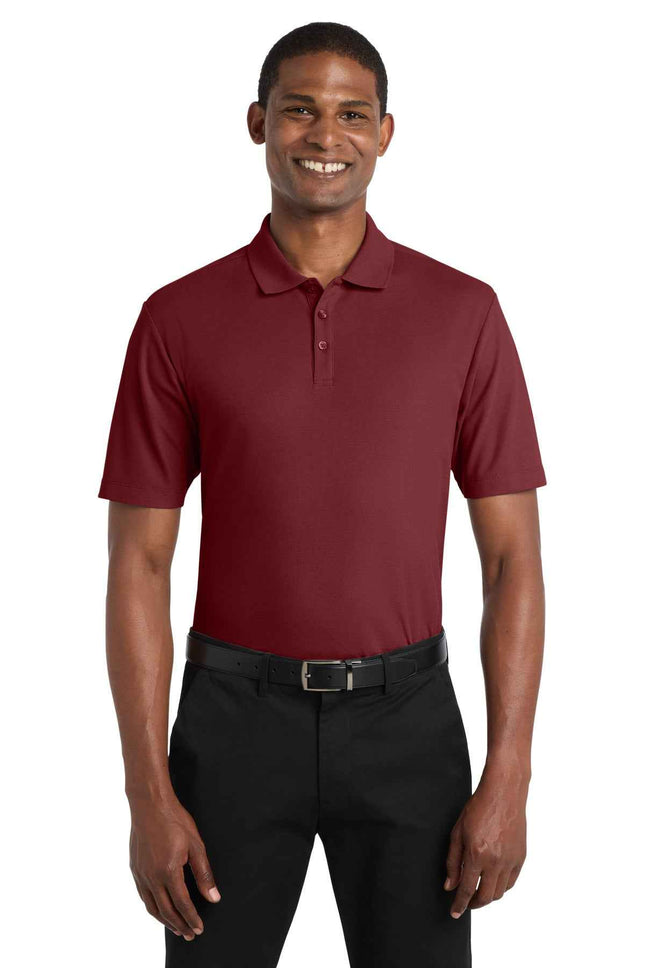 Port Authority SuperPro React Polo K810 Burgundy