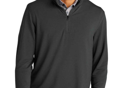 Port Authority Microterry 1/4Zip Pullover K825 Charcoal
