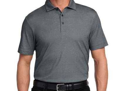 Port Authority Fine Pique Blend Polo K830 Charcoal Heather