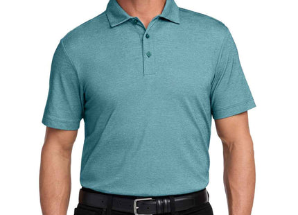 Port Authority Fine Pique Blend Polo K830 Dark Teal Heather