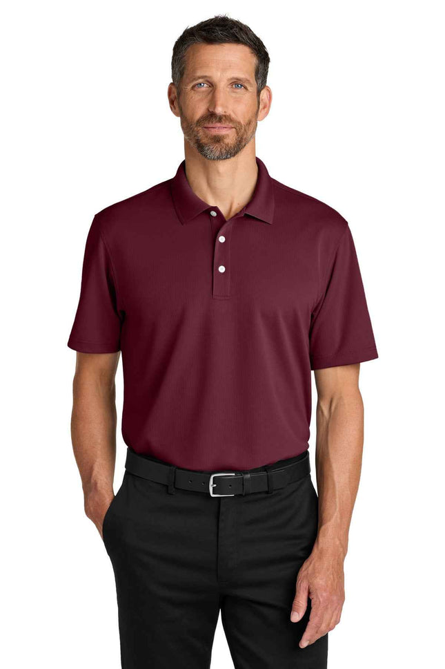 Port Authority Dry Zone StainRelease Grid Polo K845 Club Burgundy