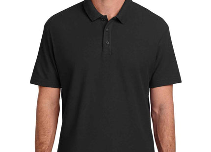 Port Authority CFREE Cotton Blend Pique Polo K867 Black