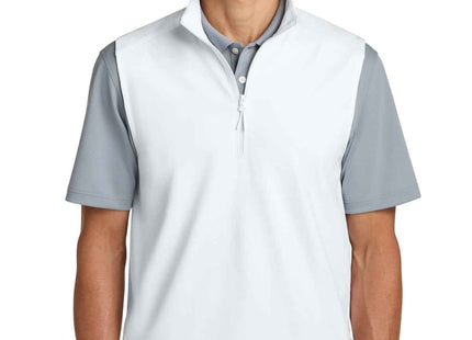 Port Authority CFREE Double Knit 1/4Zip Vest K880V White