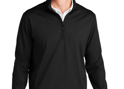 Port Authority CFREE Double Knit 1/4Zip K880 Deep Black