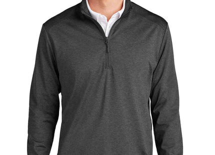 Port Authority CFREE Double Knit 1/4Zip K880 Grey Steel Heather