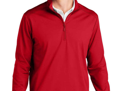 Port Authority CFREE Double Knit 1/4Zip K880 Rich Red