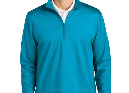 Port Authority CFREE Double Knit 1/4Zip K880 Parcel Blue