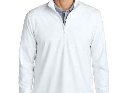 Port Authority CFREE Double Knit 1/4Zip K880 White