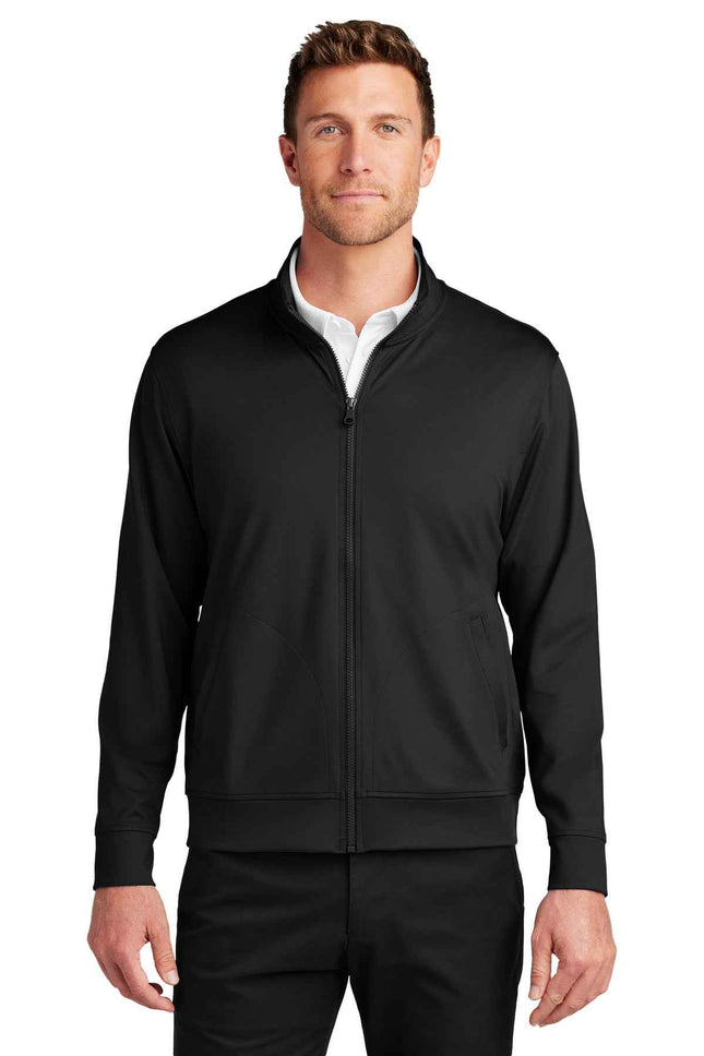 Port Authority CFREE Double Knit FullZip K881 Deep Black