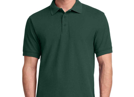 Port & Co Core Blend Pique Polo KP155 Dark Green