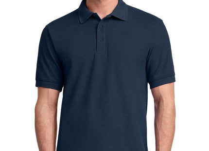 Port & Co Core Blend Pique Polo KP155 Deep Navy