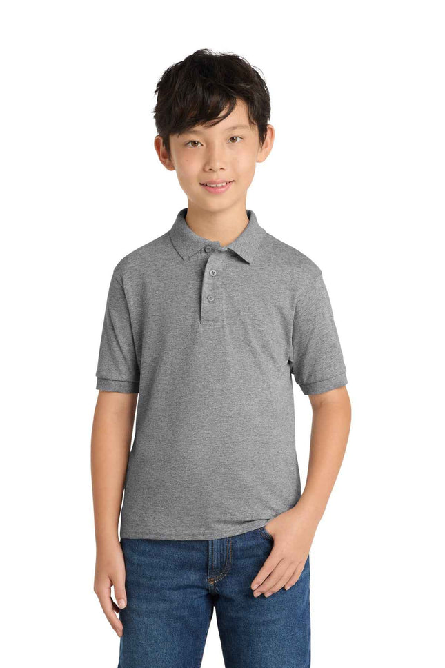 Port & Co Youth Core Blend Jersey Knit Polo KP55Y