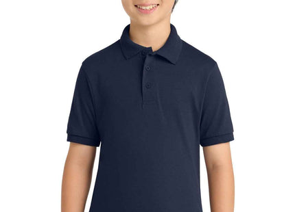 Port & Co Youth Core Blend Jersey Knit Polo KP55Y