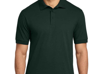 Port & Co Core Blend Jersey Knit Polo KP55 Dark Green