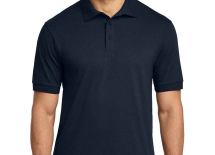 Port & Co Tall Core Blend Jersey Knit Polo KP55T Deep Navy