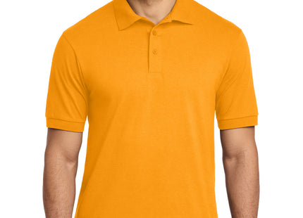 Port & Co Core Blend Jersey Knit Polo KP55 Gold