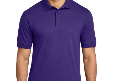 Port & Co Tall Core Blend Jersey Knit Polo KP55T Purple