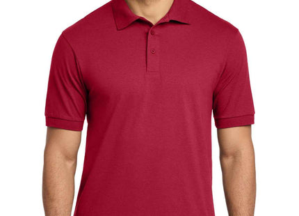 Port & Co Tall Core Blend Jersey Knit Polo KP55T Red