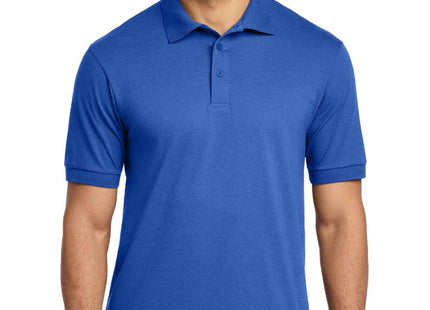 Port & Co Tall Core Blend Jersey Knit Polo KP55T Royal