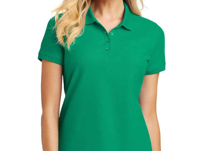 Port Authority Women's Core Classic Pique Polo L100 Bright Kelly Green