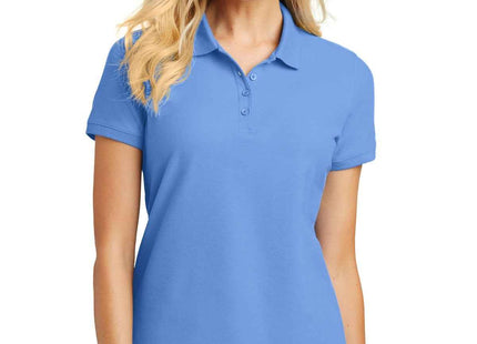 Port Authority Women's Core Classic Pique Polo L100 Carolina Blue
