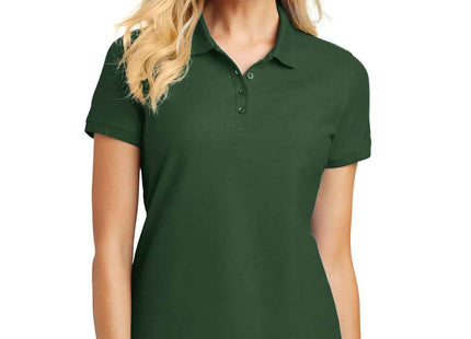 Port Authority Women's Core Classic Pique Polo L100 Deep Forest Green