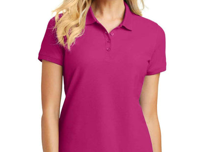 Port Authority Women's Core Classic Pique Polo L100 Pink Azalea