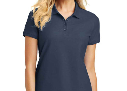 Port Authority Women's Core Classic Pique Polo L100 River Blue Navy