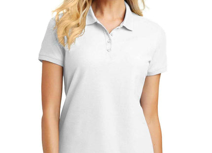 Port Authority Women's Core Classic Pique Polo L100 White