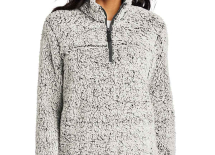Port Authority Women's Cozy 1/4Zip Fleece L130 Grey Heather