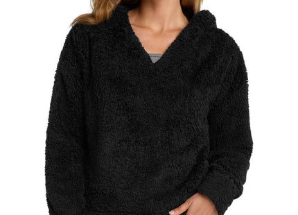 Port Authority Women's Cozy Fleece Hoodie L132 Black
