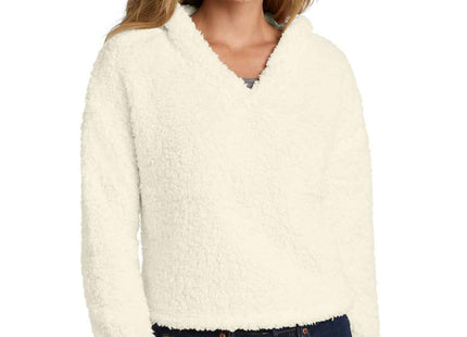Port Authority Women's Cozy Fleece Hoodie L132 Marshmallow