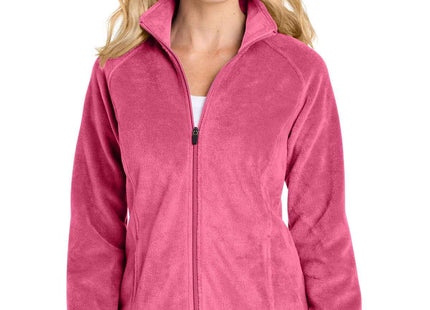 Port Authority Women's Plush Fleece FullZip Jacket L190 Awareness Pink