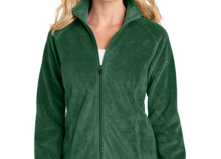 Port Authority Women's Plush Fleece FullZip Jacket L190 Dark Green