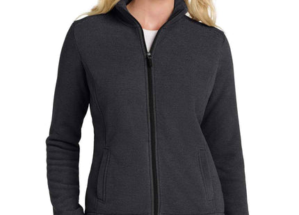 Port Authority Women's Ultra Warm Brushed Fleece Jacket L211 Graphite Deep Black