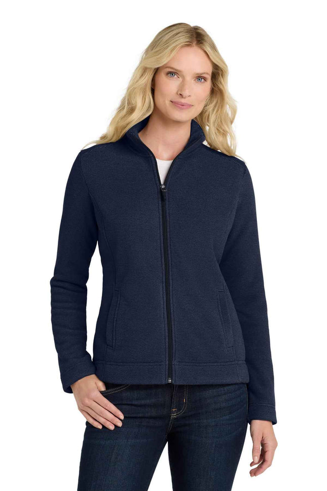 Port Authority Women's Ultra Warm Brushed Fleece Jacket L211 Insignia Blue River Blue Navy