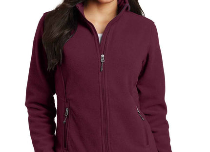Port Authority Women's Value Fleece Jacket L217 Maroon